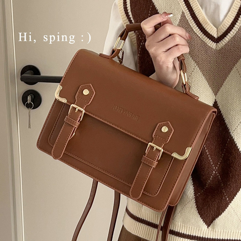 Women Bags Sale - Bolsa de uniforme em couro PU,