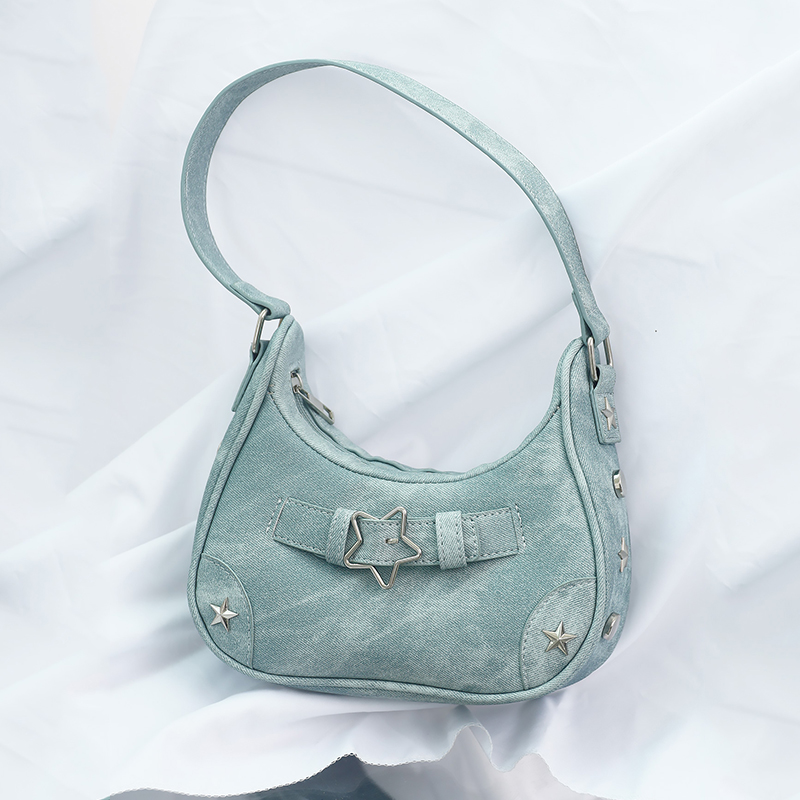 Women Bags Zip - Bolsa de Ombro Casual Vintage Branca
