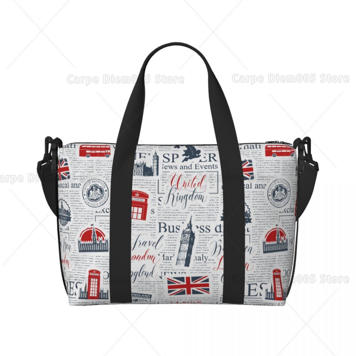 Women Bags In Uk - Vintage reino unido londres jornal sacos