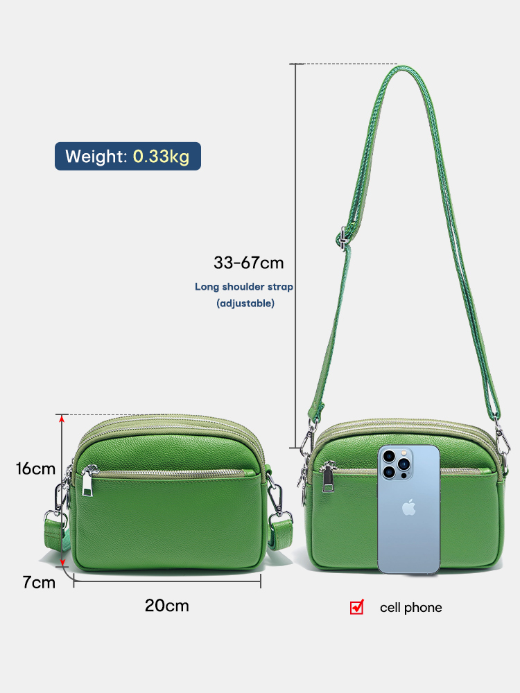 Zency-Pequeno Zip Crossbody Ba - Women Bags Zip avaliação e preço