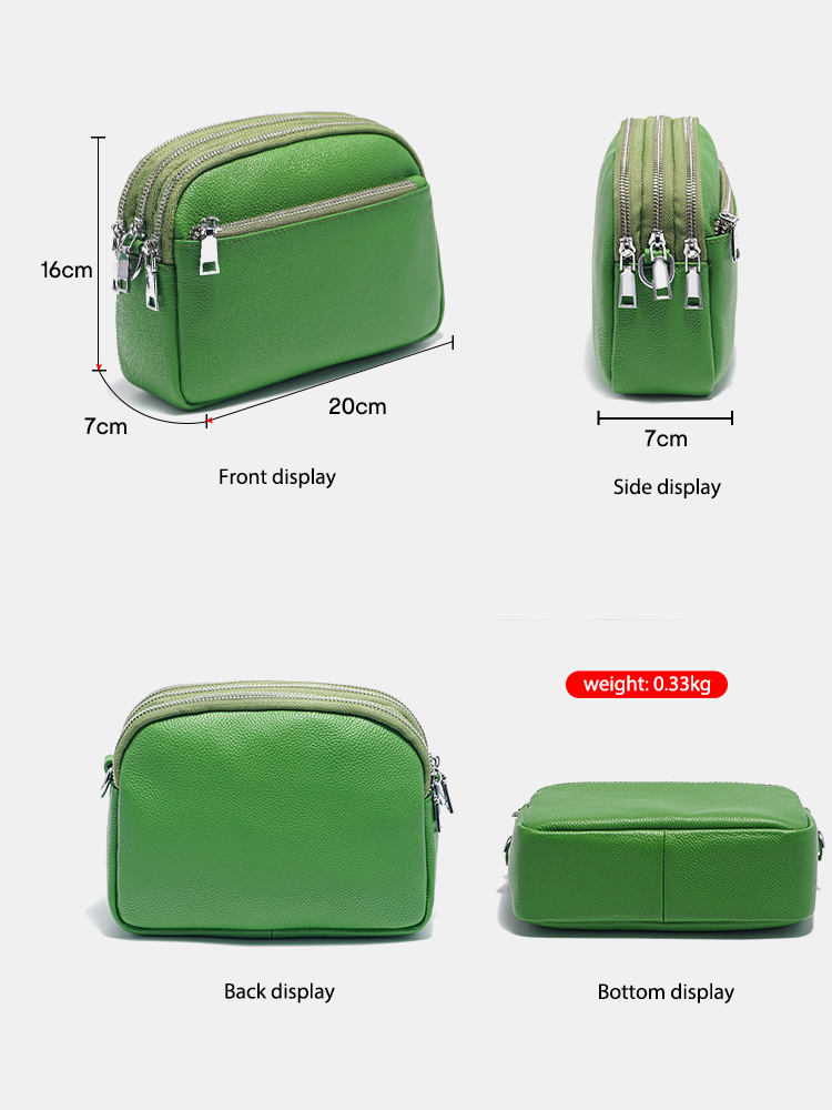 Zency-Pequeno Zip Crossbody Ba - Women Bags Zip avaliação e preço