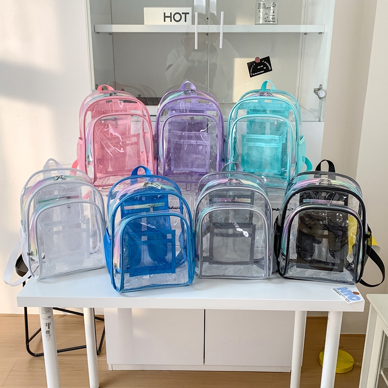 Mochila Grande Transparente de - Women Bags Sale avaliação e preço
