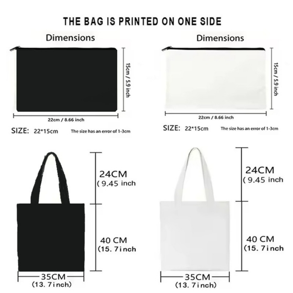 Bolsa Tote de Lona Gráfica Est - Women Bags In Uk avaliação e preço