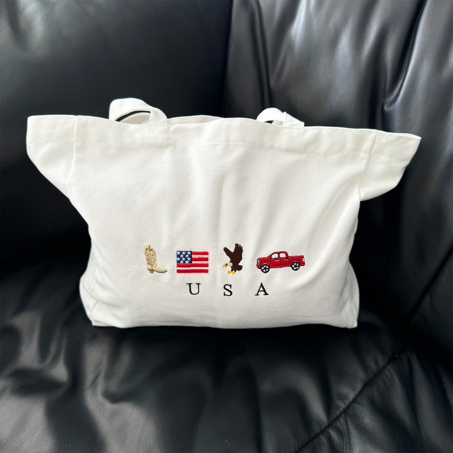 Sacolas de lona branca com íco - Women Bags Ck avaliação e preço