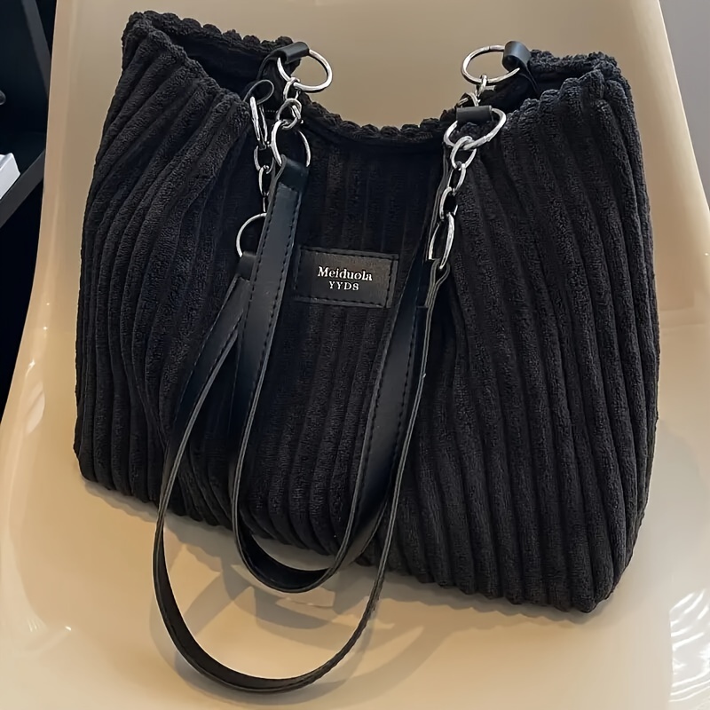 Bolsa tote de veludo de grande - Women Bags Zip avaliação e preço