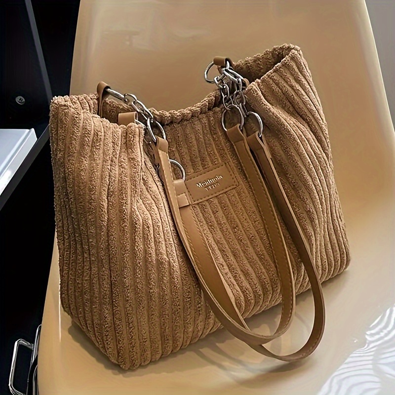Bolsa tote de veludo de grande - Women Bags Zip avaliação e preço
