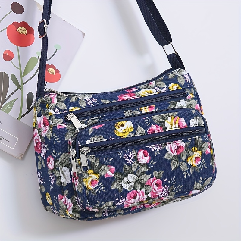 Bolsa Transversal Floral Estil - Women Bags Zip avaliação e preço