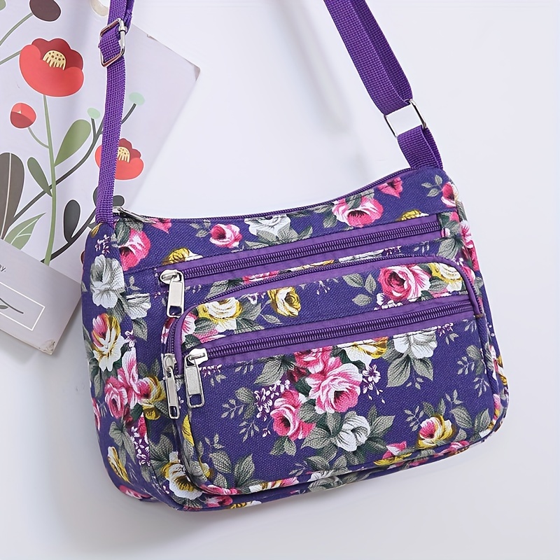 Bolsa Transversal Floral Estil - Women Bags Zip avaliação e preço