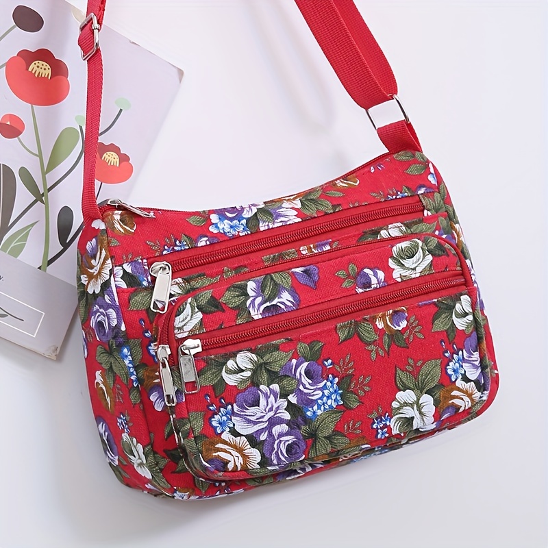 Bolsa Transversal Floral Estil - Women Bags Zip avaliação e preço