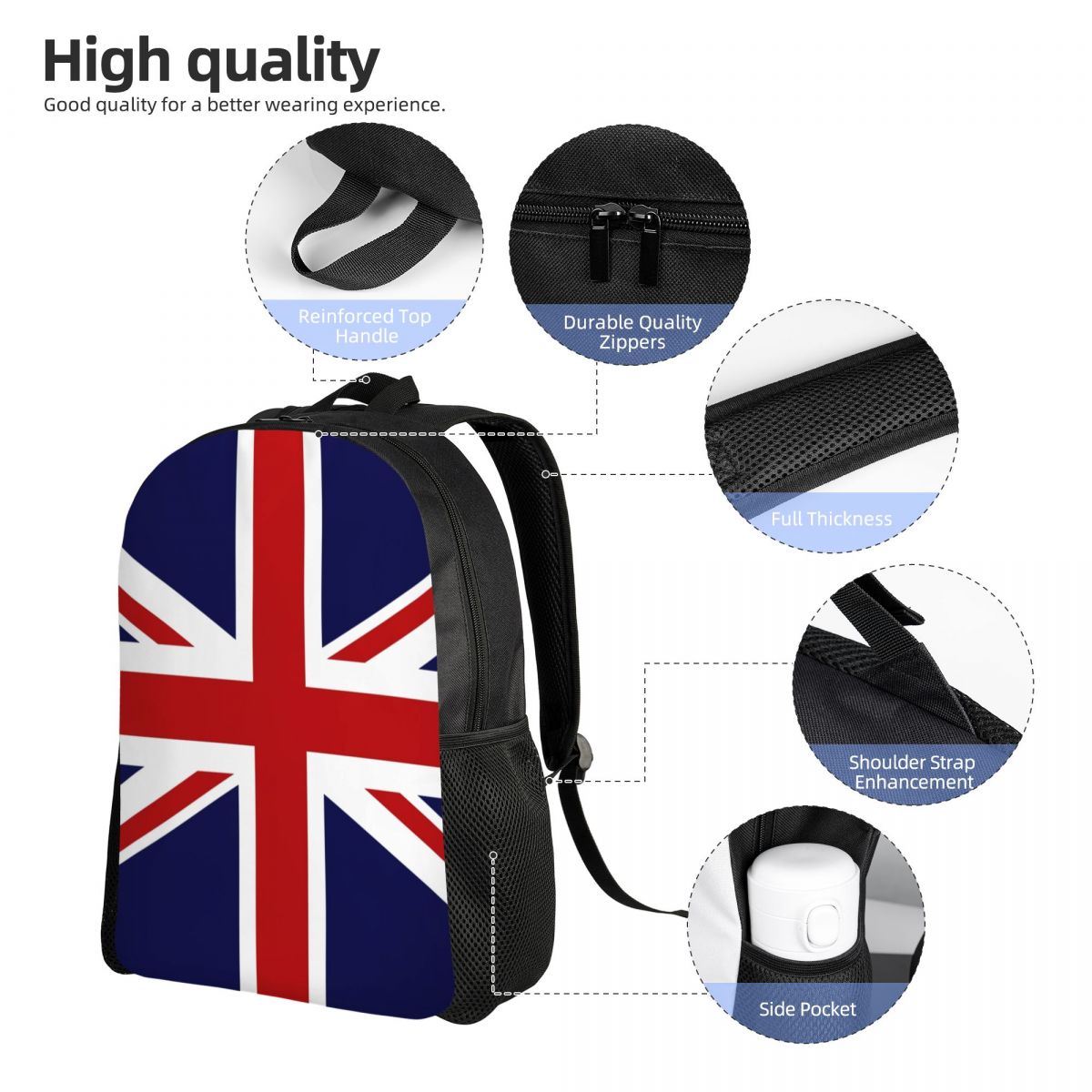 Union jack bandeira do reino u - Women Bags In Uk avaliação e preço