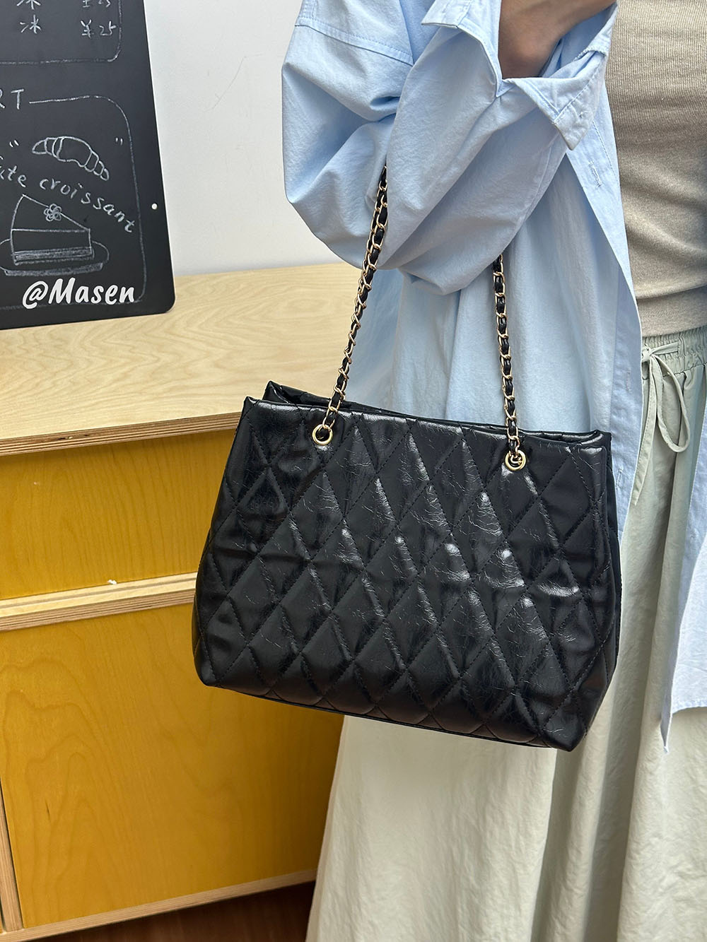 Bolsa de ombro grande em couro - Women Bags Sale avaliação e preço