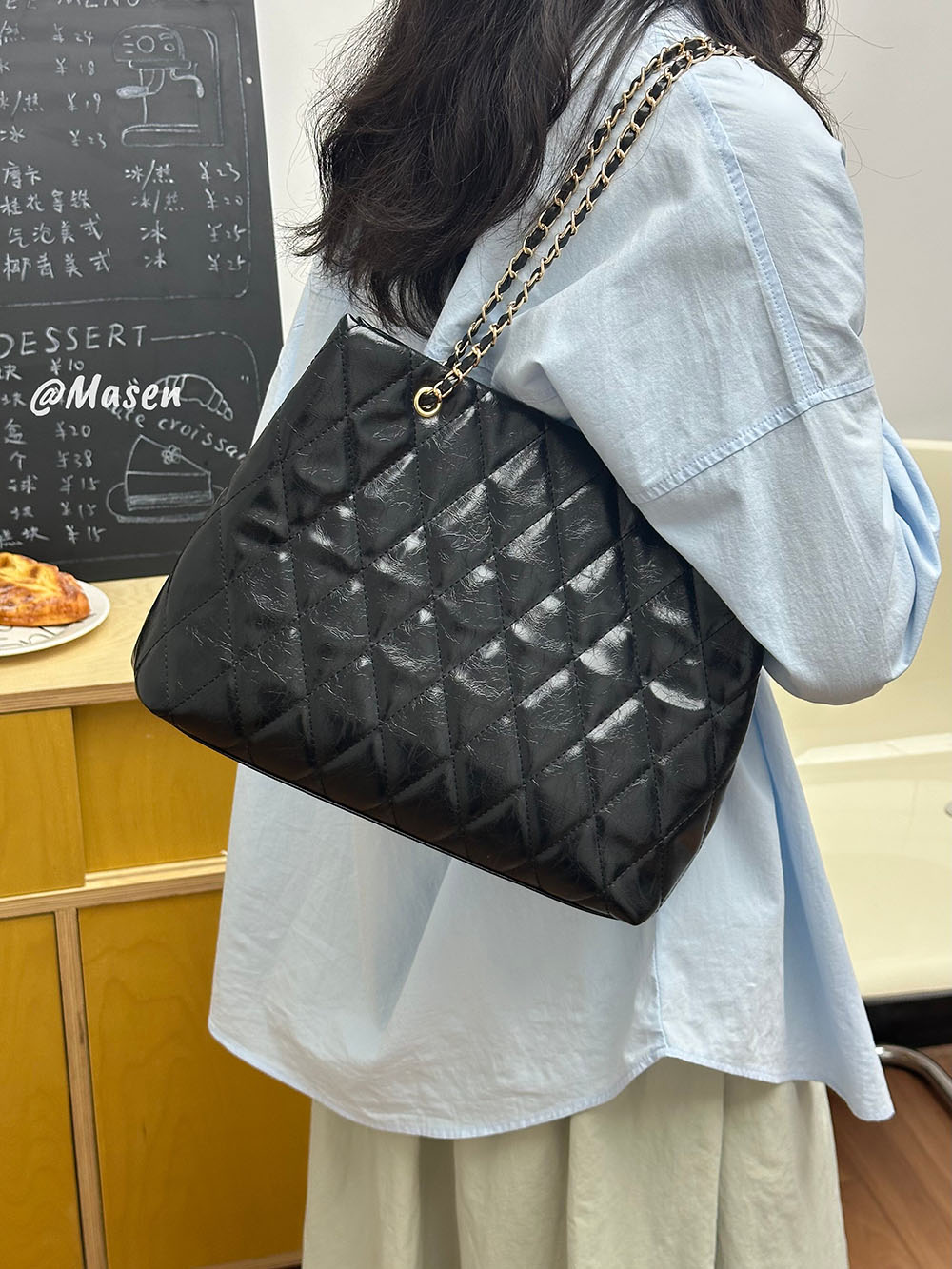 Bolsa de ombro grande em couro - Women Bags Sale avaliação e preço